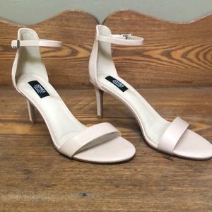 Size 9 Nude coloured patent sandal